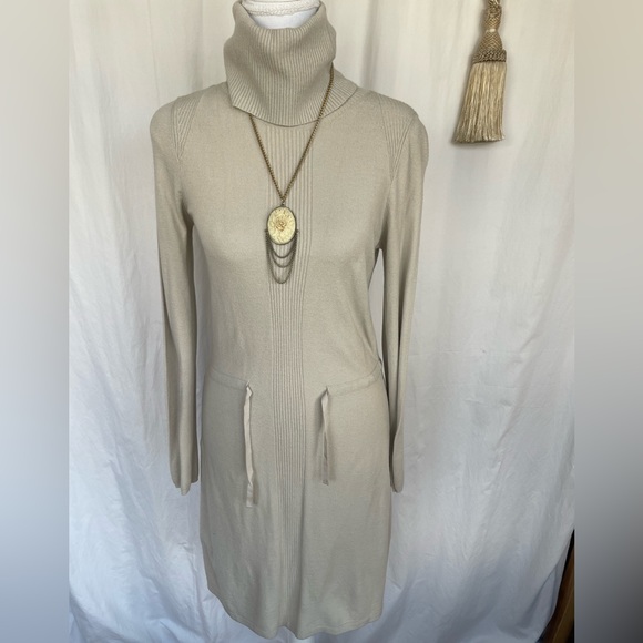 Stefanel Oatmeal Knit Dress - Picture 1 of 6